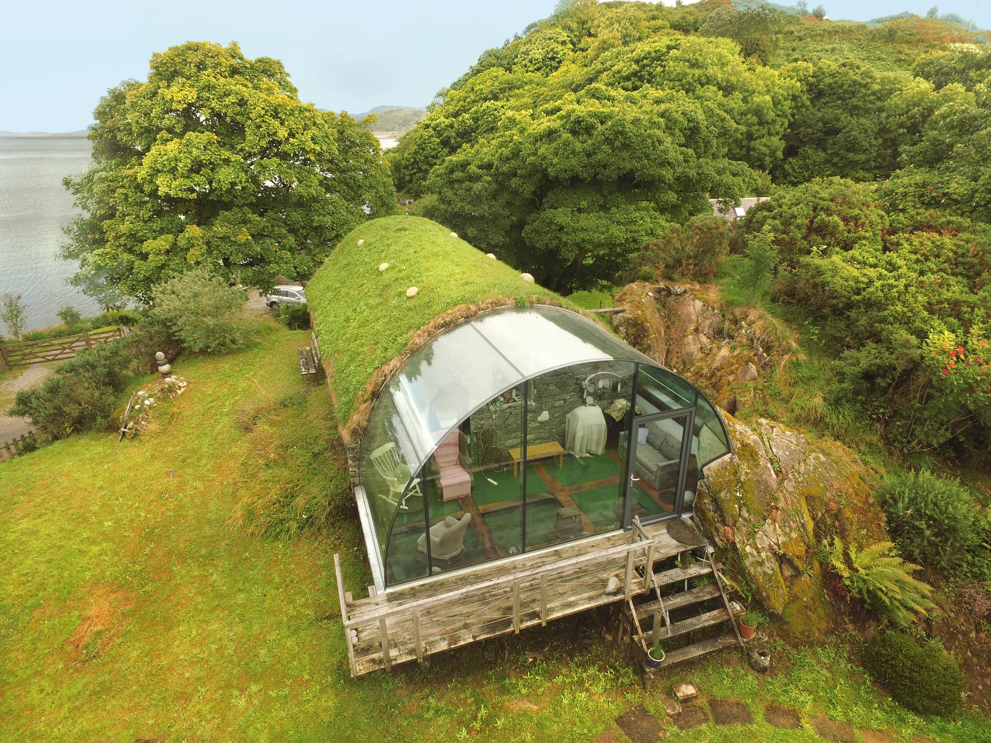 The Victorian Ice House was originally built to store for ice used to pack fresh salmon for market
