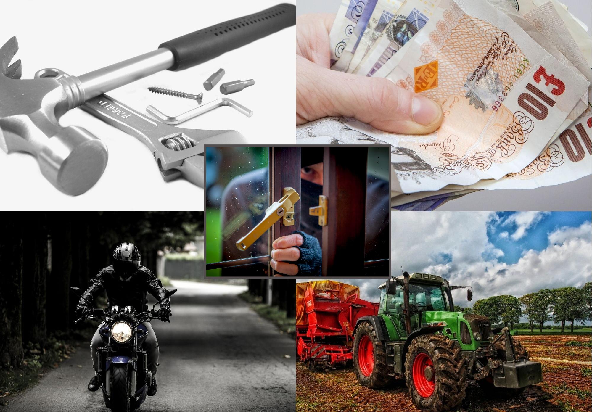 Everything stolen between November 2020 and October this year