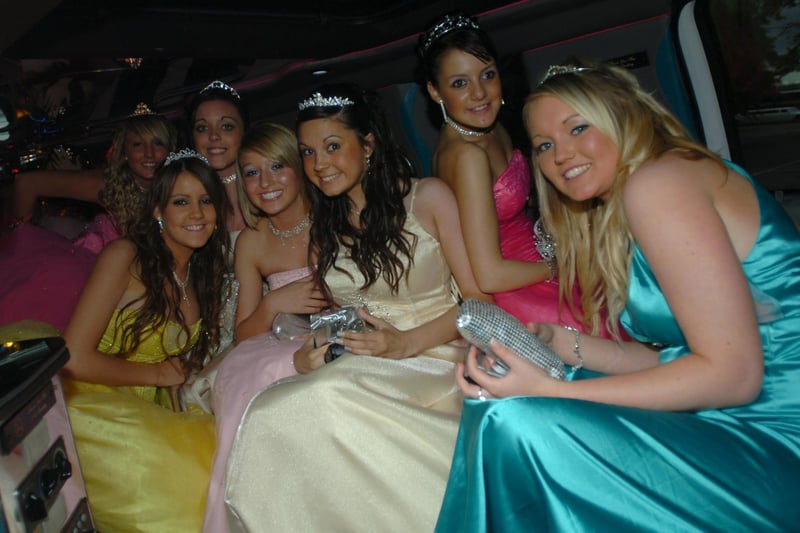 Limo luxury before their prom. Remember this?