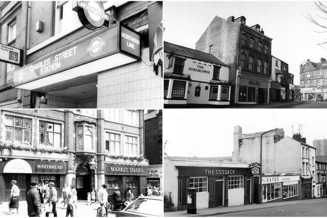 Some of the popular pubs in Sheffield city centre during the 1980s and 1990s