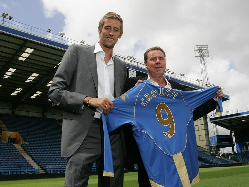 Record signing: Peter Crouch. Estimated transfer fee: £11m (from Liverpool in 2008). Current club: Crouch called time on his playing career in 2019, and is now best known for his podcast and punditry work.