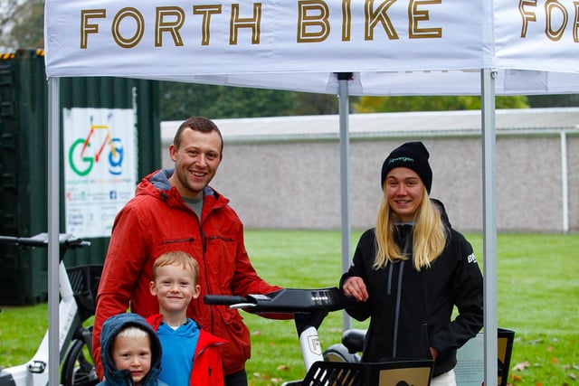 Forth Bike were on hand to show youngsters how to enjoy some safe cycling activity