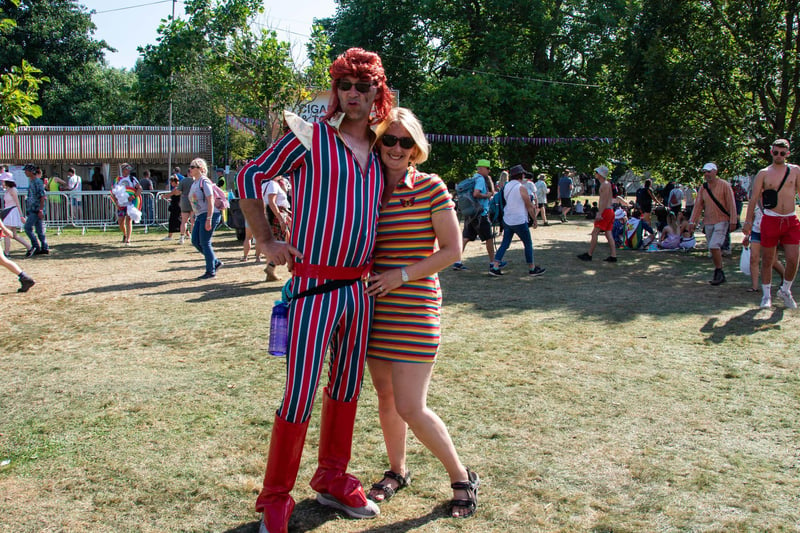 People having fun at the Isle of Wight Festival. Picture: Emma Terracciano