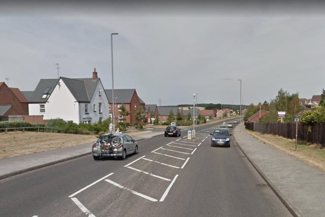 There will be a speed camera on Sandlands Way, Mansfield - 30/40mph.