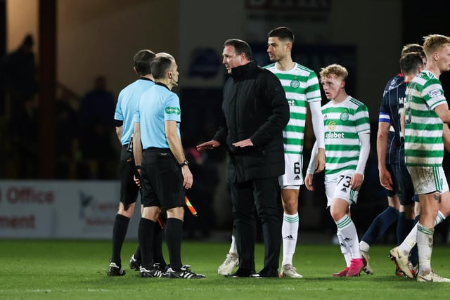 Ross County boss Malky Mackay was left fuming by Celtic’s late winner in Dingwall. Anthony Ralston scored in the 97th minute to hand Ange Postecoglou’s side a crucial 2-1 at the top of the table while denying the Staggies an important point in the relegation battle. Mackay said: “It felt like the ref was going to keep playing until they scored. I don’t know where he got the seven minutes from. I'm more disappointed for the boys than anything else.” (BBC)