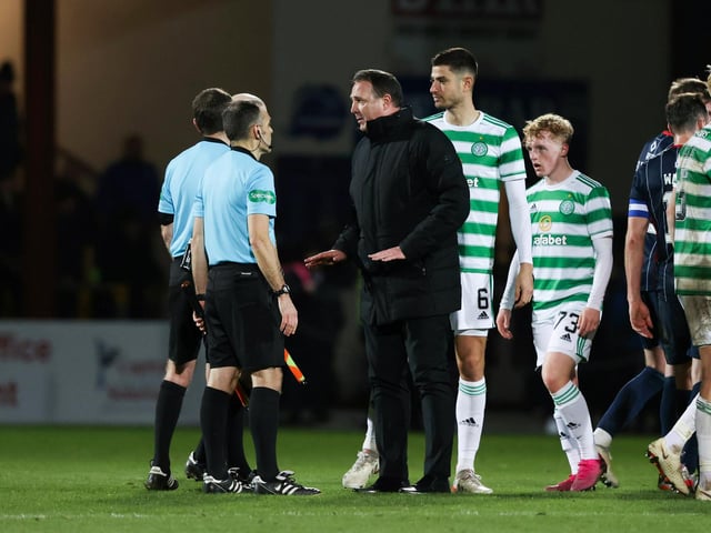 Ross County boss Malky Mackay was left fuming by Celtic’s late winner in Dingwall. Anthony Ralston scored in the 97th minute to hand Ange Postecoglou’s side a crucial 2-1 at the top of the table while denying the Staggies an important point in the relegation battle. Mackay said: “It felt like the ref was going to keep playing until they scored. I don’t know where he got the seven minutes from. I'm more disappointed for the boys than anything else.” (BBC)