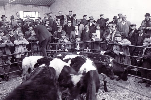 The last day of Chesterfield Cattle Market - 6th May 1972
