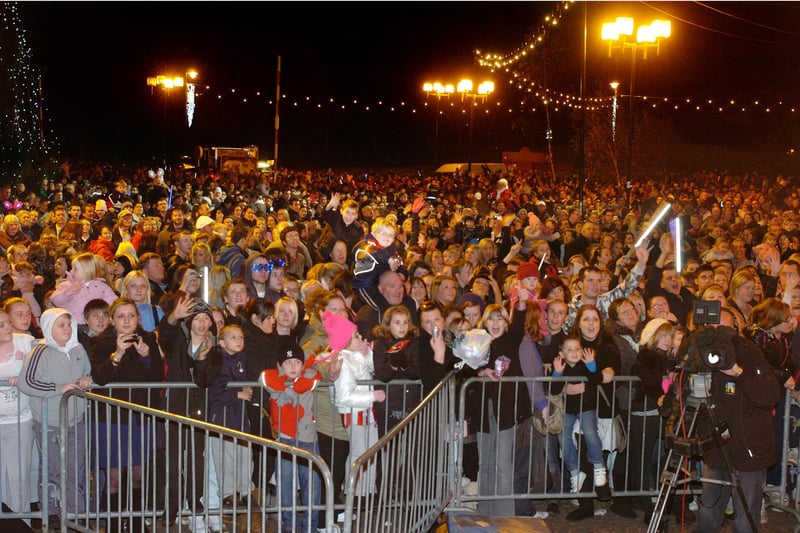 Look at the turnout for the 2009 Christmas lights switch-on in Sunderland. Were you there?