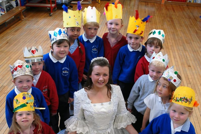A special day for these students as Cinderella came to the school 15 years ago.