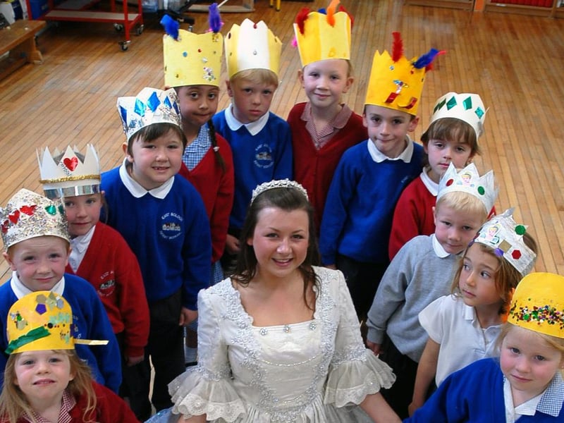 A special day for these students as Cinderella came to the school 15 years ago.