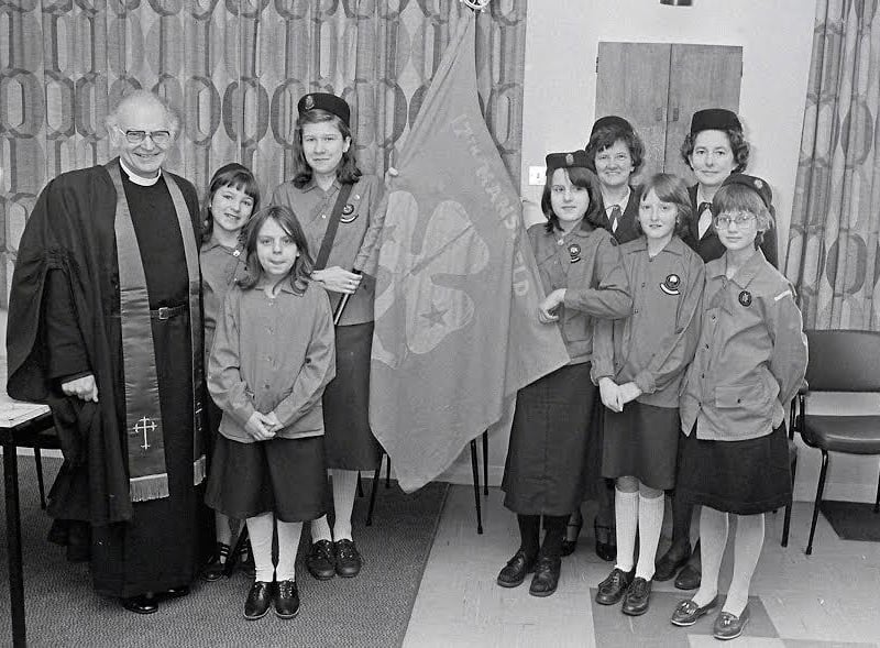 The Mansfield 17th Guides with their new Standard