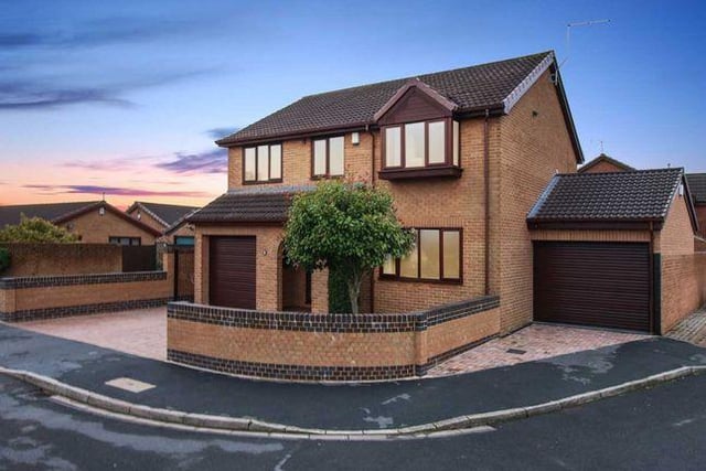 This four-bedroom detached house has a guide price of £315,000. The property is being marketed by My Place Estate Agents. (https://www.zoopla.co.uk/for-sale/details/54700349)