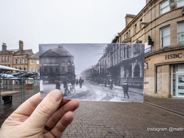 Another blast from the past showing the view of West Gate from the marketplace.