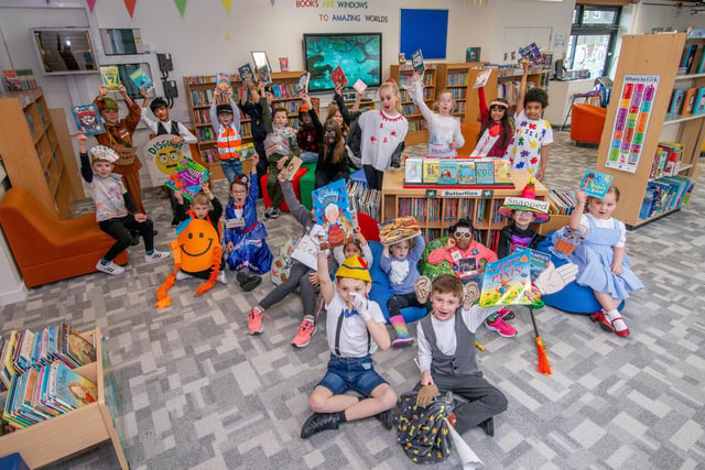 Pupils dressed up as their favourite word of their favourite book at Kings Academy Northern Parade, Portsmouth. Picture: Habibur Rahman.