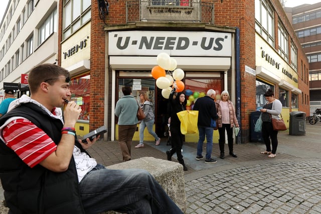 U Need Us, Arundel Street, on its last day of trading in March 2019