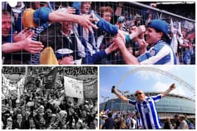 We've put together a gallery of 22 pictures of The Owls fans at the club's big days at Wembley