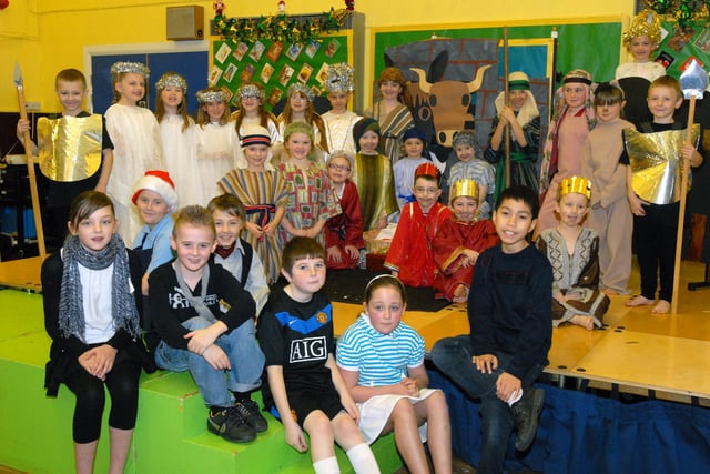There were plenty of Nativities at Simonside Primary School in 2009, including one called No Room For A Baby. Did you see it?