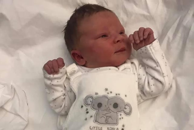 Bobby Arthur Bramwell was born at 15:41 on 20/04/20 by emergency C-section weighing 8lb5.