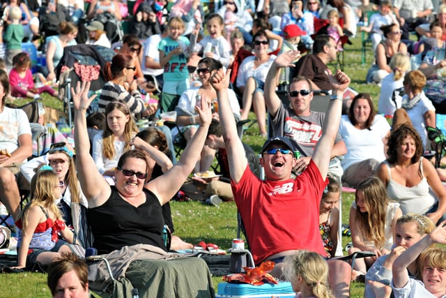 Grease was shown on a giant screen at Herrington Country Park as part of Sunderland Live. Were you there nine years ago?