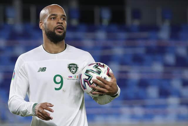 David McGoldrick in action for the Republic of Ireland in Slovakia: Alexander Hassenstein/Getty Images