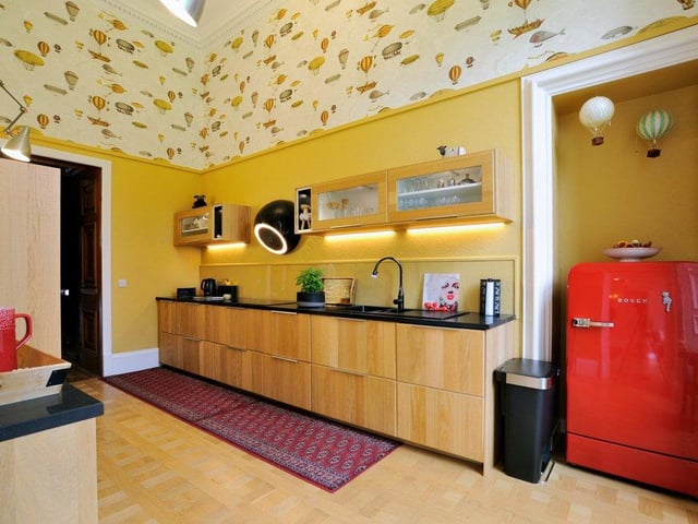 Designer kitchen.