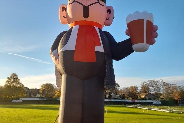 A giant inflatable of Hartlepool layabout Andy Capp made its debut in November.