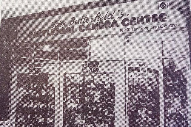 A grainy photo but John Buterfield's Camera Centre was worth a visit in Middleton Grange Shopping Centre.
