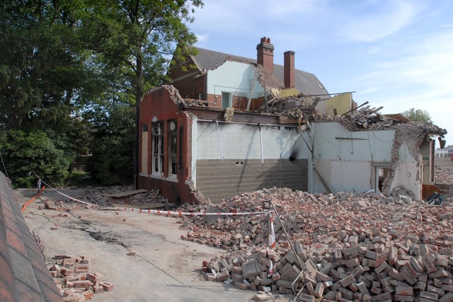 The former Springfield Comprehensive's demolition in Field Terrace, Jarrow in 2010.