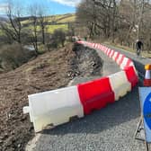 Scores of people are expect to set off from Glossop on Saturday to protest at closure of the 11m route to Sheffield due to three short areas of landslip. Pic by Andy Flint.