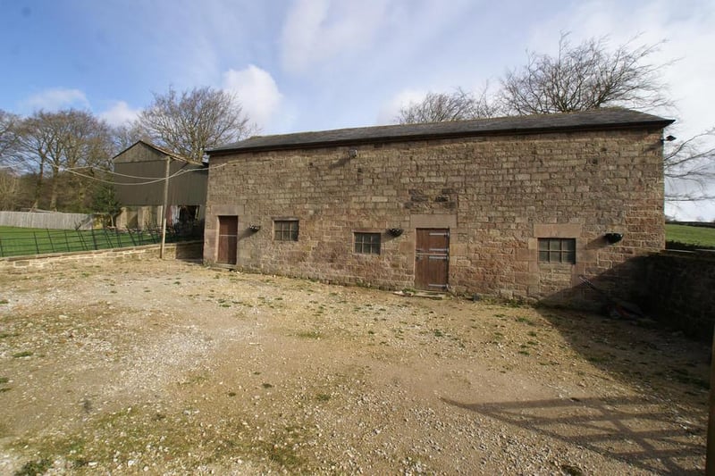 The property boasts a good range of outbuildings, including a stone-built stable block with games room over; an open-fronted Dutch barn; a stone-built coach house ideal as potential annexe; and a further stone-built former cottage set away from the property requiring renovation.
