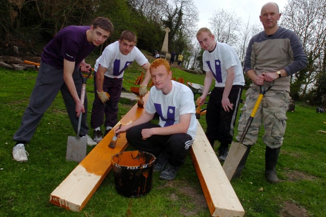 Friends of Houghton Hillside cemetery taking part in a clean up with the help of the V Involved volunteers and Youth Development workers. Were you a part of this 2010 scene?