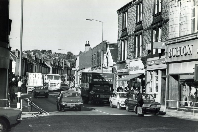 The busy junction in October 1981