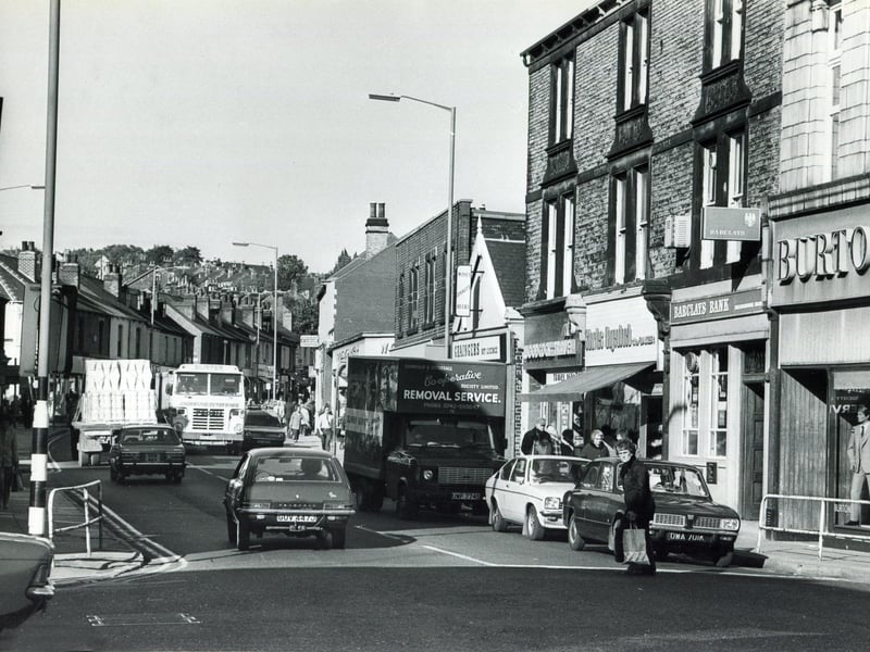 The busy junction in October 1981