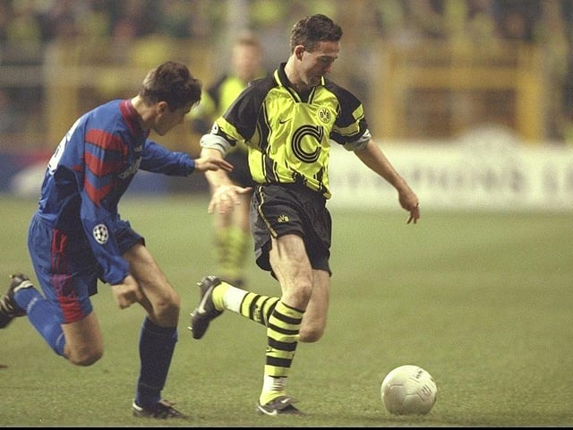 The midfielder is a cult hero at Borussia Dortmund. In just over a season with the German giants he emerged as a key player, helping the team to win the Champions League where he is known for marking Zinedine Zidane out the match. He'd make at least a century of appearances as St Mirren, Motherwell and Celtic where he won a glut of trophies.