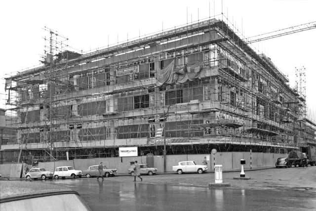 Cole Brothers store under construction in 1963 (Picture Sheffield)