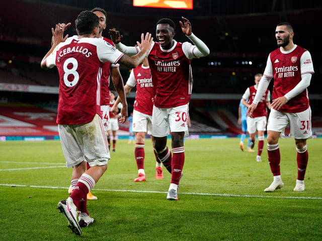 Arsenal's shots: 7. Arsenal's xG: 1.33. West Ham's shots: 14. West Ham's xG: 2.32.
