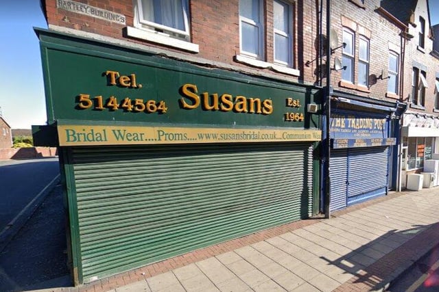 This well-known bridal shop on a busy road is on the market for £150,000.