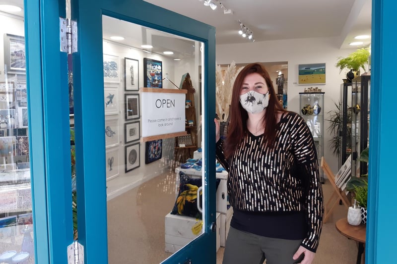 Laura Gray, owner of the Brightwater art gallery.