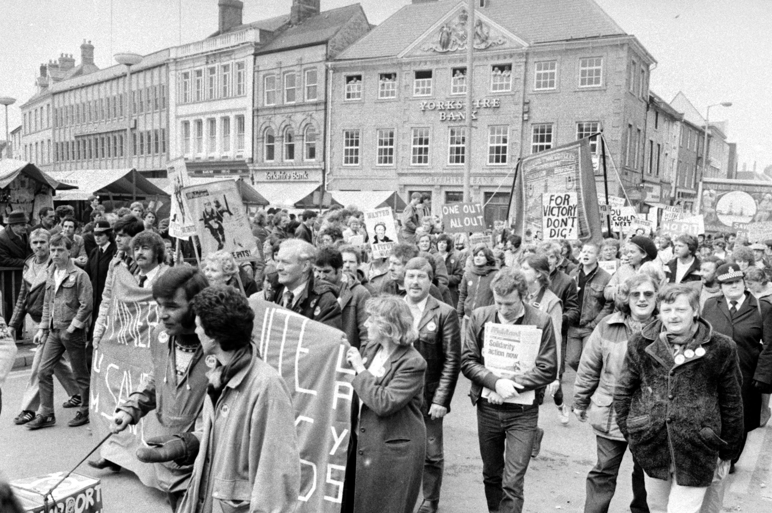 Thousands turned up for the protests