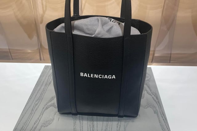 The Balenciaga bag even has its own placemat