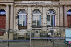 A Google Maps image of the former Royal Bank of Scotland building on Church Street in Sheffield city centre. The NHS wants to turn the building into a GP hub to replace two city centre surgeries