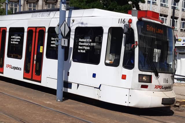 This is why a section of Supertram was out of action for nearly two days between Sheffield and Meadowhall