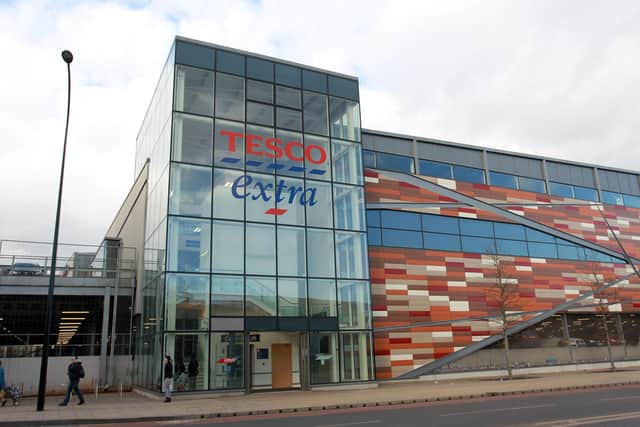 Tesco has closed some of its clothing departments.