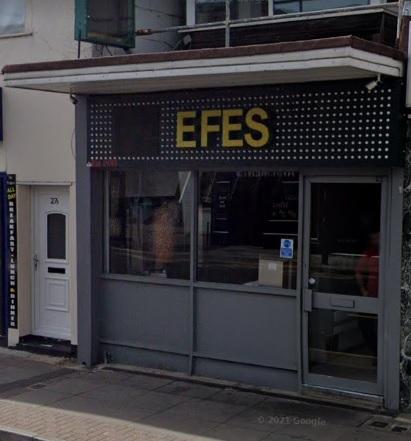 In our penultimate place, chosen by our readers, we have Efes Kebab and Pizza in Fratton Road, Fratton.