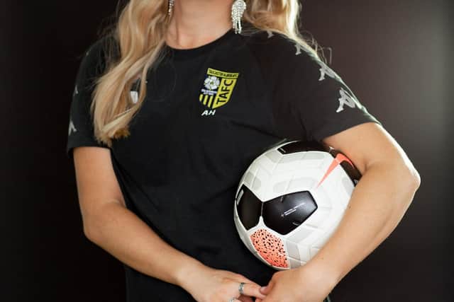 Skydiving for charity and fighting sexism in football show Abbey Halliwell is no stereotype Miss Sheffield