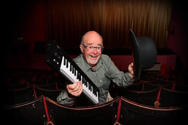 Howard 'king of the keyboads' Beaumont who will play live for a Laurel and Hardy double bill (credit: Richard Ponter)