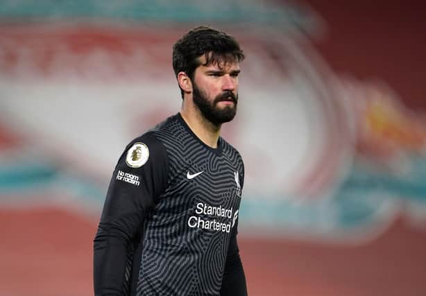 Tributes have been paid after the father of Liverpool goalkeeper Alisson Becker died in Brazil: PA Wire.