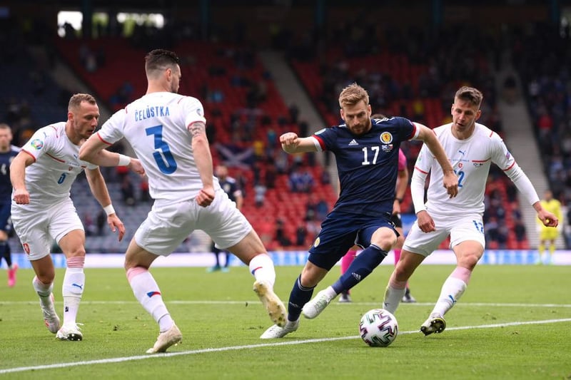 Struggled to justify the faith shown in him by Clarke, with the Southampton man effectively fielded ahead of Callum McGregor. A more attacking option than his former Celtic team-mate, he struggled to make anything happen in the final third and didn’t link particularly well defensively.