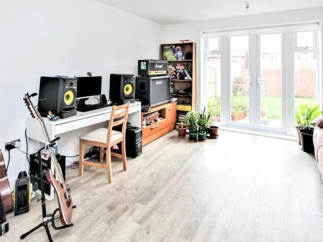 This two-bed semi-detached house in Badgers Bolt, Colden Common is on the market for £325,000. It is listed by Enfields - Eastleigh.