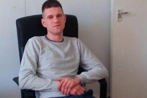 Pictured is Zygimantas Kromelys, originally from Lithuania, who died aged 26 after he suffered a fatal stab wound in Rotherham.